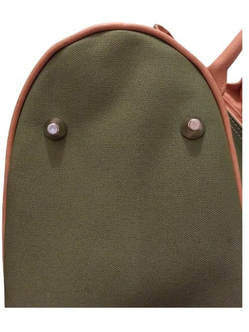 Green Canvas Nylon Tote - Picture 8 of 9